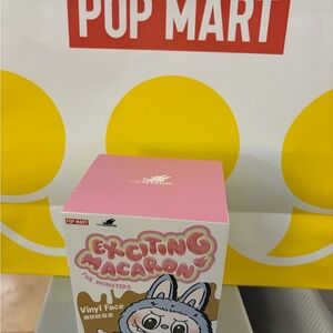 Pop Mart The Monsters Exciting Macaron Stuffed Animal - Pink